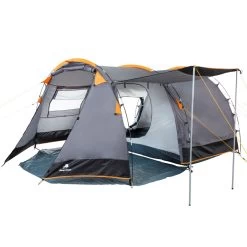 CampFeuer Zelt Super+ Für 4 Personen | Grau / Schwarz | 3000 Mm Wassersäule -Camping Store 1018 tunnelzelt bild3 big 1280x1280