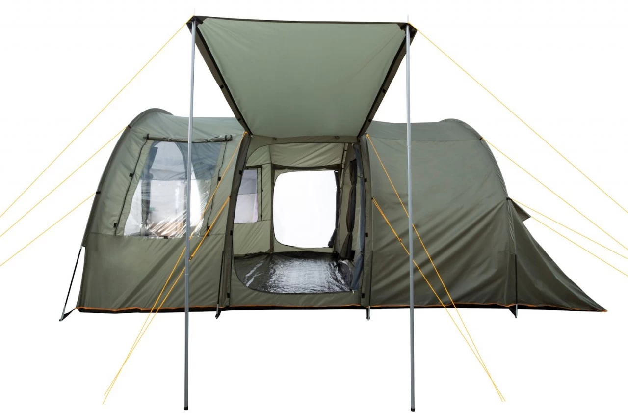 CampFeuer Zelt TunnelX Für 4 Personen | Olivgrün | 5000 Mm Wassersäule 8 CampFeuer Zelt TunnelX Für 4 Personen | Olivgrün | 5000 Mm Wassersäule – Bild 6