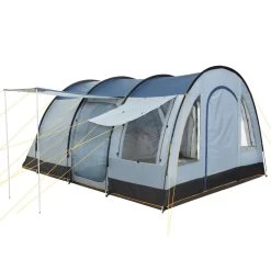 CampFeuer Zelt TunnelX Für 4 Personen | Grau / Blau | 5000 Mm Wassersäule -Camping Store 1050 tunnelzelt bild2 big 1280x1280