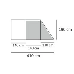 CampFeuer Zelt Smart Für 4 Personen | Schwarz / Blau / Grau, 2000 Mm Wassersäule 14 CampFeuer Zelt Smart Für 4 Personen | Schwarz / Blau / Grau, 2000 Mm Wassersäule -Camping Store 1510 tunnelzelt bild11 2000px 1280x1280 1