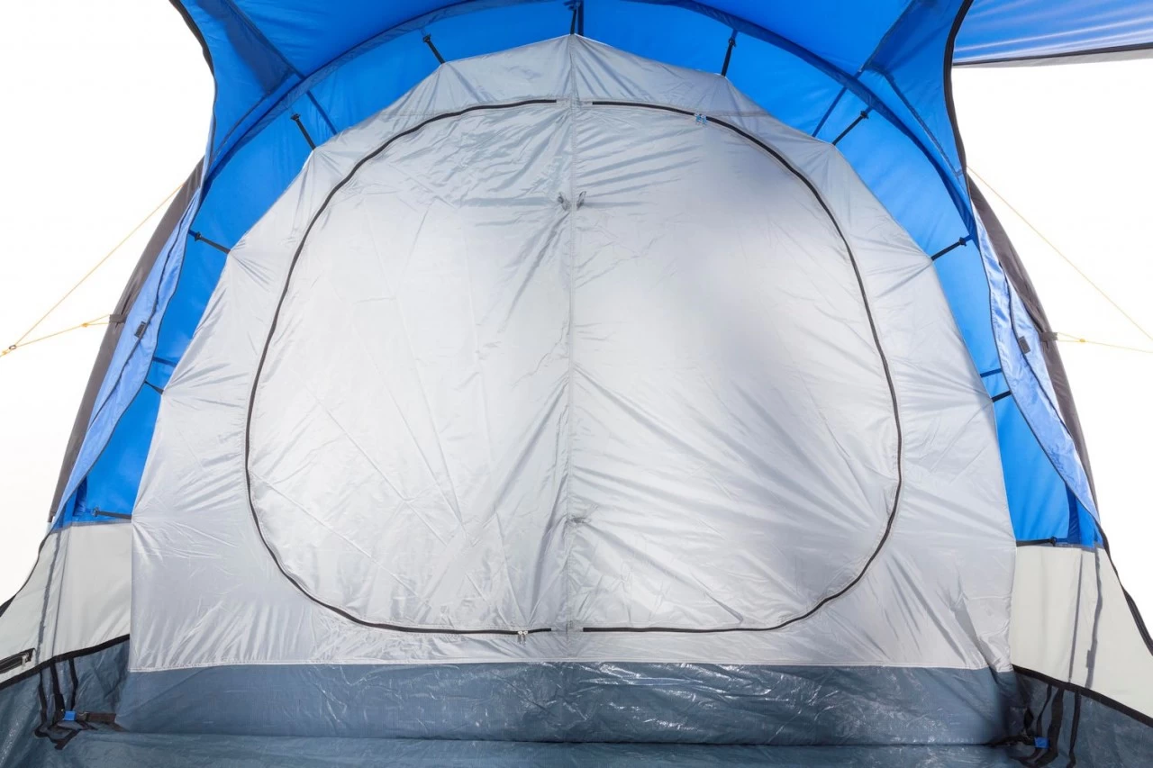 CampFeuer Zelt Smart Für 4 Personen | Blau/Grau, Tunnelzelt 2000 Mm Wassersäule 7 CampFeuer Zelt Smart Für 4 Personen | Blau/Grau, Tunnelzelt 2000 Mm Wassersäule – Bild 5