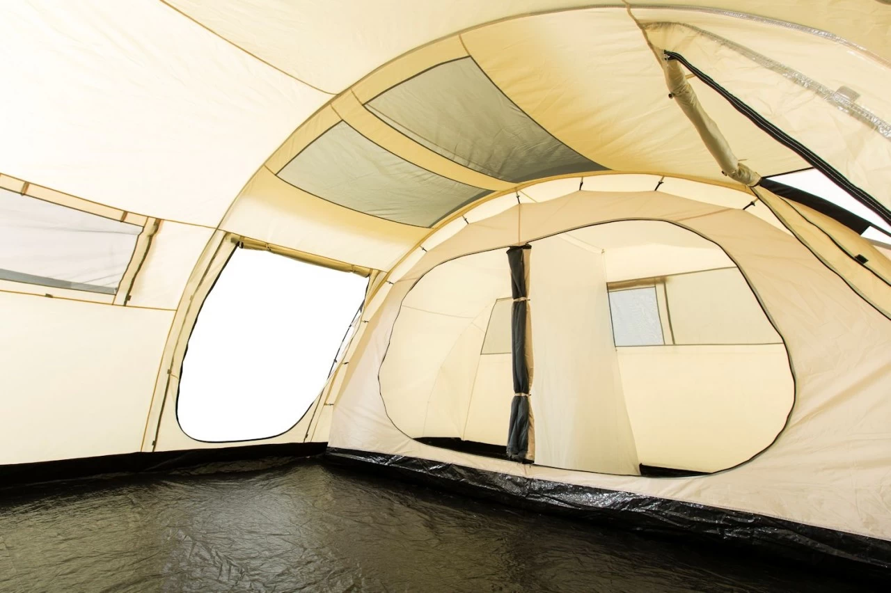 CampFeuer Zelt Caza Für 6 Personen | Beige/Sand | Tunnelzelt 5000 Mm Wassersäule 5 CampFeuer Zelt Caza Für 6 Personen | Beige/Sand | Tunnelzelt 5000 Mm Wassersäule – Bild 3