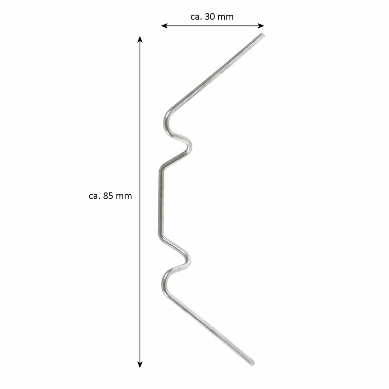 Zelsius Edelstahl Gewächshausklammern (100 Stück) | Klammern Für Gewächshaus 4 Zelsius Edelstahl Gewächshausklammern (100 Stück) | Klammern Für Gewächshaus – Bild 2