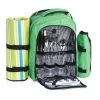 CampFeuer Picknickrucksack 32-teilig, Picknickset Für 4 Personen, Mintgrün Meliert, Freizeitrucksack -Camping Store BAG7D Picknickrucksack Bild1 2000px 1280x1280