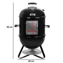 BBQ-Toro 3 In 1 Räuchertonne Ø 47 Cm, 3in1 Smoker, Kugelgrill Und Feuerschale, Mit Thermometer 14 BBQ-Toro 3 In 1 Räuchertonne Ø 47 Cm, 3in1 Smoker, Kugelgrill Und Feuerschale, Mit Thermometer -Camping Store BBQ14 Smoker Massbild 2000px 1280x1280