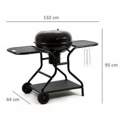 BBQ-Toro Kugelgrill Ø 57 Cm | Grillfläche Ø 54,5 Cm | BBQ Kugelgrill Holzkohle -Camping Store BBQ67 kugelgrill 67cm Massbild3 2000px 1280x1280