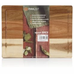 Mahlzeit Akazien Schneidebrett 40 X 30 X 3 Cm | Schneidebrett Holz Mit Saftrille -Camping Store BRE3 akazien schneidebrett bild5 2000px 1280x1280
