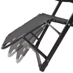 CampFeuer Sonnenliege Mit Dach, Anthrazit, Alu Campingliege Mit Arm Massagerollen, Gartenliege -Camping Store CALI14A Campingliege Bild6 2000px 1280x1280