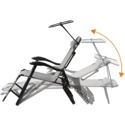 CampFeuer Sonnenliege Mit Dach, Grau, Alu Campingliege Mit Arm Massagerollen, Gartenliege Sonnendach 12 CampFeuer Sonnenliege Mit Dach, Grau, Alu Campingliege Mit Arm Massagerollen, Gartenliege Sonnendach -Camping Store CALI14G Campingliege Bild2 2000px 1280x1280