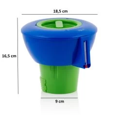 Zelsius Pool Dosierschwimmer Mit Thermometer | Chlor Dosierer, Chlorspender -Camping Store CD1 dosierschwimmer masse 2000px 1280x1280