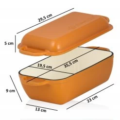 Mahlzeit Bräterset 5-teilig, Sunny Orange, Mit Gusseisen Bräter Und Auflaufform -Camping Store DOSQ5Eo dutch oven braeter emailliert Massbild 2000px 1280x1280