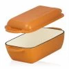 Mahlzeit Gusseisen Bräter Mit Deckel Emailliert, 4,8 Liter, Sunny Orange, Schmortopf, Bratentopf -Camping Store DOSQ5Eo dutch oven braeter emailliert bild1 2000px 1280x1280 1
