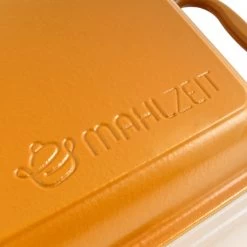 Mahlzeit Gusseisen Bräter Mit Deckel Emailliert, 4,8 Liter, Sunny Orange, Schmortopf, Bratentopf -Camping Store DOSQ5Eo dutch oven braeter emailliert bild5 2000px 1280x1280