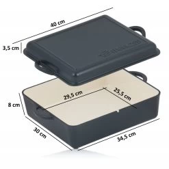 Mahlzeit Gusseisen Bräter Emailliert | 10,8 Liter | Blue Berry | Bräter 2in1 Mit Bratpfanne 13 Mahlzeit Gusseisen Bräter Emailliert | 10,8 Liter | Blue Berry | Bräter 2in1 Mit Bratpfanne -Camping Store DOSQEb dutch oven braeter emailliert masse 2000px 1280x1280