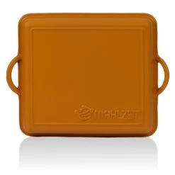 Mahlzeit Gusseisen Bräter Emailliert | 10,8 Liter | Sunny Orange | Bräter 2in1 Mit Bratpfanne -Camping Store DOSQEo dutch oven braeter emailliert bild6 2000px 1280x1280