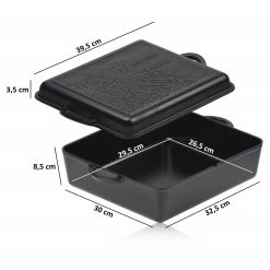 BBQ-Toro Dutch Oven Pan DOSQU, 9,5 L Ultimate Gusseisen Kochtopf Mit PRO3+ Beschichtung, Gusstopf -Camping Store DOSQU dutch oven ultimate massbild neu 1280x1280