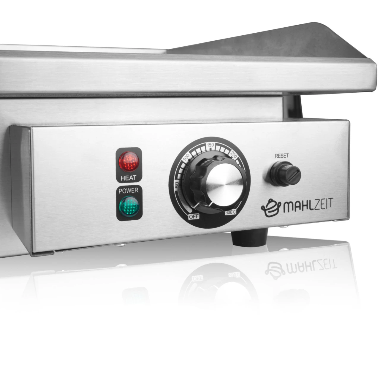 Mahlzeit Elektrische Edelstahl Grillplatte, 55 X 49 X 22 Cm, Bis 300 °C Beheizbar, Tischgrill 5 Mahlzeit Elektrische Edelstahl Grillplatte, 55 X 49 X 22 Cm, Bis 300 °C Beheizbar, Tischgrill – Bild 3