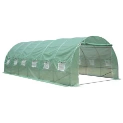 Zelsius Foliengewächshaus (L) 6 X (B) 3 X (H) 2 M, Stabiles Tomatengewächshaus, Folienzelt