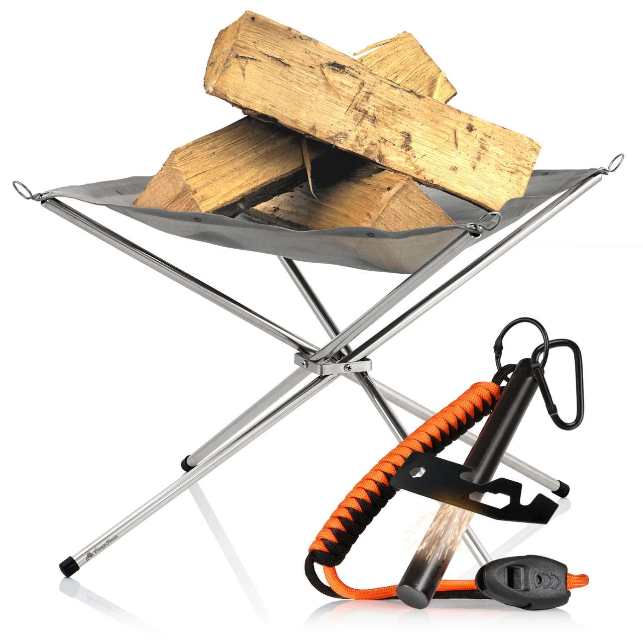 CampFeuer Feuerstahl Set Mit Feuerstahl Mit Feuerstarter Und Mobiler Feuerstelle 3 CampFeuer Feuerstahl Set Mit Feuerstahl Mit Feuerstarter Und Mobiler Feuerstelle