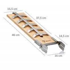BBQ-Toro 2x Flammlachsbrett Für Fisch Und Lachsfilets | Inkl. Halterung -Camping Store FISCH1 flammlachsbrett massbild 2000px 1280x1280