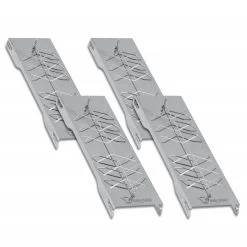 BBQ-Toro Edelstahl Flammlachsbrett Für Fisch (4 Stück) | Lachsbrett Für Grill