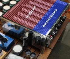 BBQ-Toro Edelstahl Gastrobräter, 3-flammig, Mit Grillrost Flammenblech Fettwanne -Camping Store Gastrobraeter Grillzonenbild 1280x1280 1