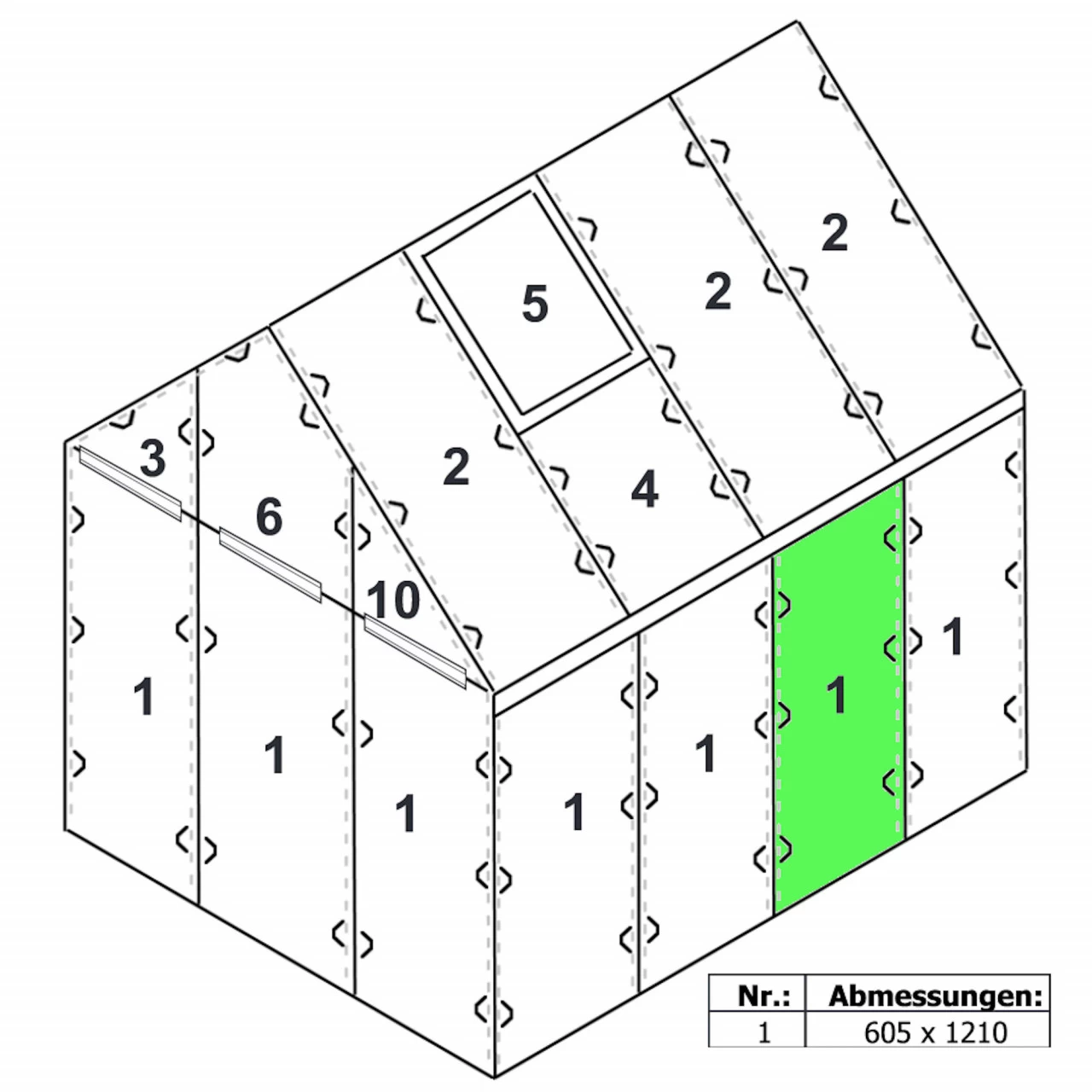 Zelsius Hohlkammerstegplatte 6 Mm | 121 X 60,5 Cm | Gewächshaus Ersatzplatte #1 6 Zelsius Hohlkammerstegplatte 6 Mm | 121 X 60,5 Cm | Gewächshaus Ersatzplatte #1 – Bild 4