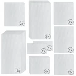 Zelsius Hohlkammerstegplatten Set 36-teilig | 6 Mm Ersatz Gewächshausplatten