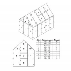 Zelsius Hohlkammerstegplatten Set 36-teilig | 6 Mm Ersatz Gewächshausplatten -Camping Store GwPl set05plus gewaechshausplatten bild5 neu 2000px 1280x1280