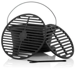 BBQ-Toro Gusseisen Grilltopf Mit Grillrost | 43 X 42 X 21,5 Cm | Hibachi Style -Camping Store HIBA2 hibachi Bild2 2000px 1280x1280