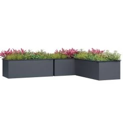 Zelsius Hochbeet Für Garten, 200 X 100 X 77 Cm | Anthrazit RAL 7016 | Terrasse Oder Balkon -Camping Store HOBE3A 2 1280x1280