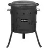 BBQ-Toro Gusseisen Kazan Mit Kazan Ofen Ø 35 Cm, Gusstopf Mit Deckel, Gulaschkessel, Feuerkessel -Camping Store KAST1 kazanofen bild9 2000px 1280x1280