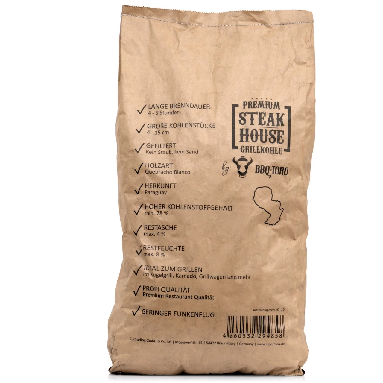 BBQ-Toro Premium Steak House Grillkohle | 20 Kg | Quebracho Blanco 6 BBQ-Toro Premium Steak House Grillkohle | 20 Kg | Quebracho Blanco – Bild 4