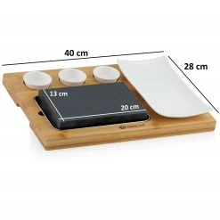 Mahlzeit Lavastein Set (7-teilig) | Set Mit Heißem Stein, Teller Und Dipschalen -Camping Store LAVA1 lavastein set masse 2000px 1280x1280