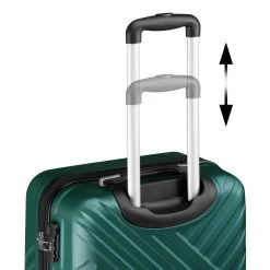 Zelsius Koffer Set 3 Stück, Petrol Grün, ABS Hartschalenkoffer Mit Zahlenschloss Und Innen Trennwand -Camping Store LUG1 Set3D Bild11 2000px 1280x1280