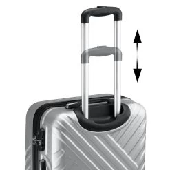 Zelsius Koffer Set 3 Stück, Grau, ABS Hartschalenkoffer Mit Zahlenschloss Und Innen Trennwand 15 Zelsius Koffer Set 3 Stück, Grau, ABS Hartschalenkoffer Mit Zahlenschloss Und Innen Trennwand -Camping Store LUG1 Set3G Bild11 2000px 1280x1280