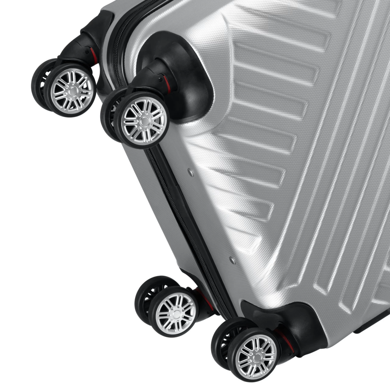 Zelsius Koffer Set 3 Stück, Grau, ABS Hartschalenkoffer Mit Zahlenschloss Und Innen Trennwand 10 Zelsius Koffer Set 3 Stück, Grau, ABS Hartschalenkoffer Mit Zahlenschloss Und Innen Trennwand – Bild 8