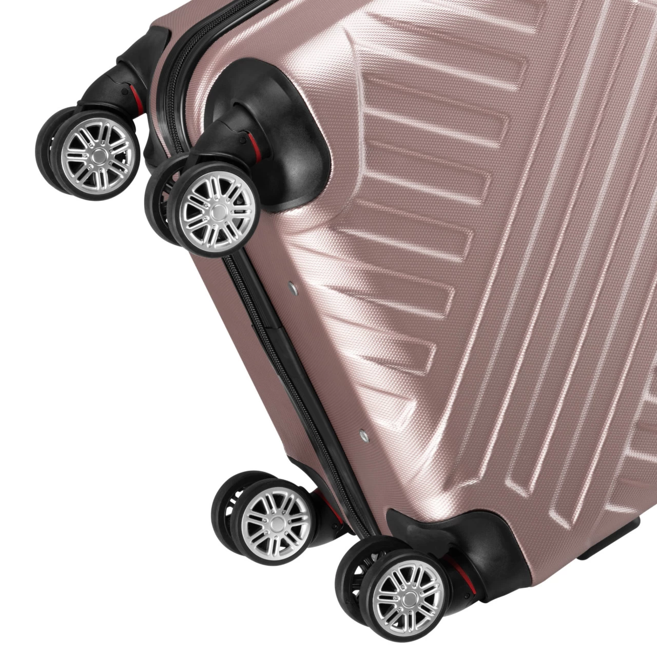 Zelsius Koffer Set 3 Stück, Rosé, ABS Hartschalenkoffer Mit Zahlenschloss Und Innen Trennwand 10 Zelsius Koffer Set 3 Stück, Rosé, ABS Hartschalenkoffer Mit Zahlenschloss Und Innen Trennwand – Bild 8