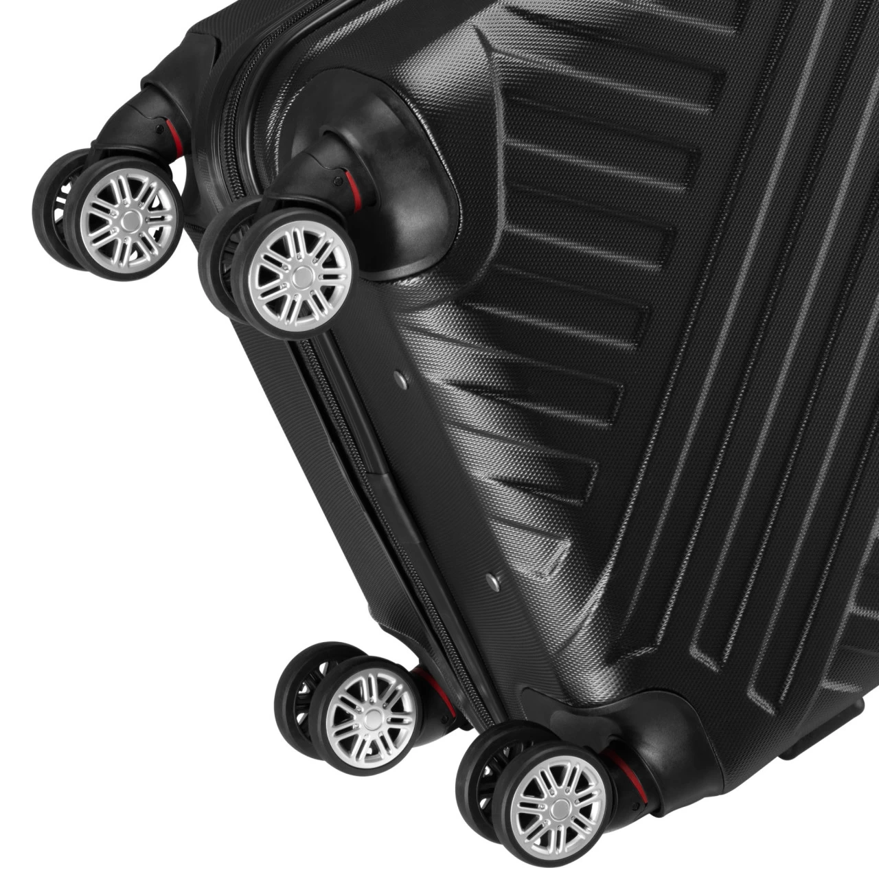 Zelsius Koffer Set 3 Stück, Schwarz, ABS Hartschalenkoffer Mit Zahlenschloss Und Innen Trennwand 10 Zelsius Koffer Set 3 Stück, Schwarz, ABS Hartschalenkoffer Mit Zahlenschloss Und Innen Trennwand – Bild 8