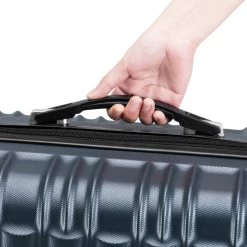 Zelsius Koffer Set 4 Stück, Anthrazit, ABS Hartschalenkoffer Mit Zahlenschloss Und Innen Trennwand -Camping Store LUG2 Set4A Bild6 2000px 1280x1280