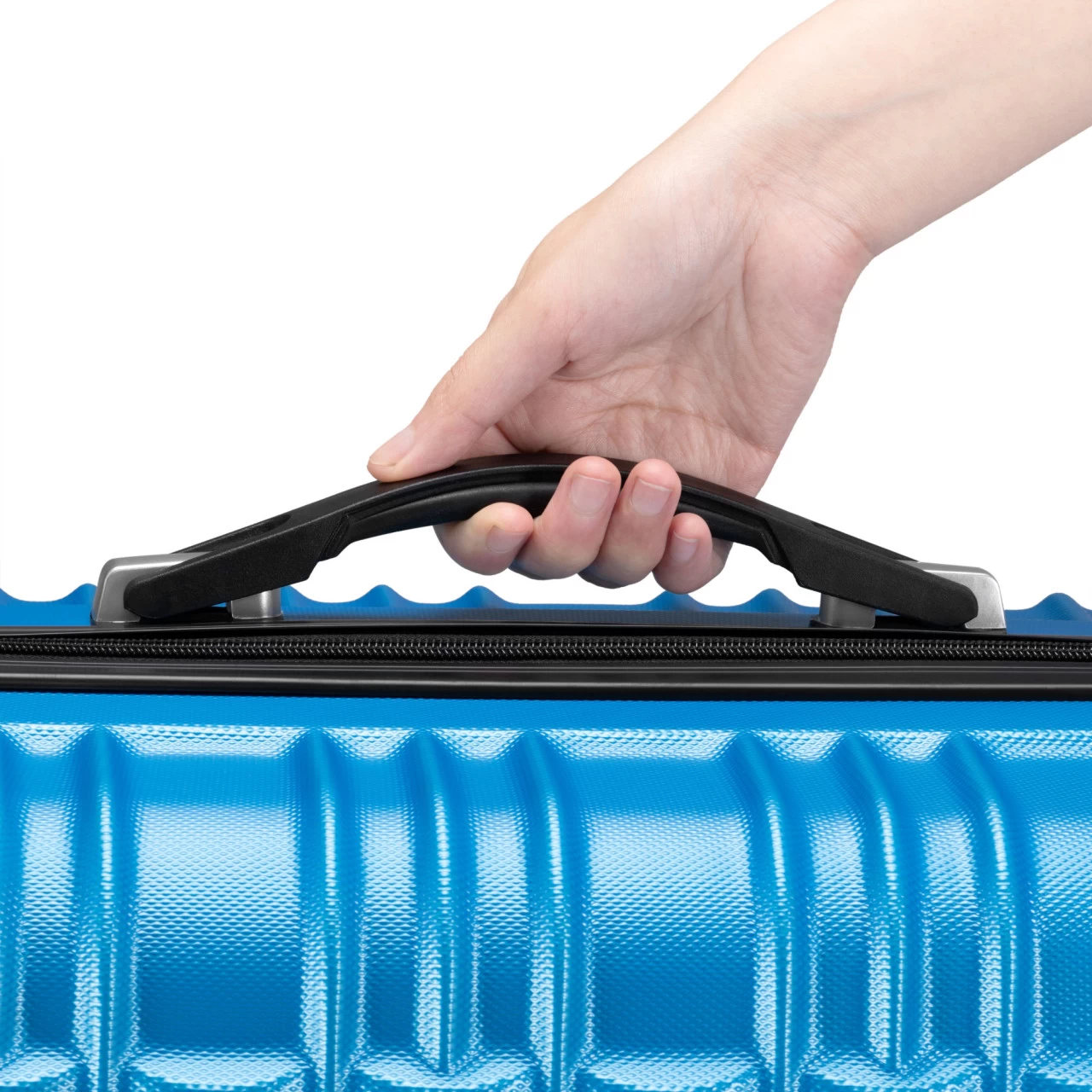 Zelsius Koffer Set 4 Stück, Blau, ABS Hartschalenkoffer Mit Zahlenschloss Und Innen Trennwand 12 Zelsius Koffer Set 4 Stück, Blau, ABS Hartschalenkoffer Mit Zahlenschloss Und Innen Trennwand – Bild 10