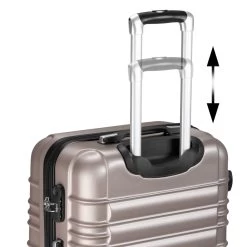 Zelsius Koffer Set 4 Stück, Champagner, ABS Hartschalenkoffer Mit Zahlenschloss Und Innen Trennwand 16 Zelsius Koffer Set 4 Stück, Champagner, ABS Hartschalenkoffer Mit Zahlenschloss Und Innen Trennwand -Camping Store LUG2 Set4C Bild10 2000px 1280x1280