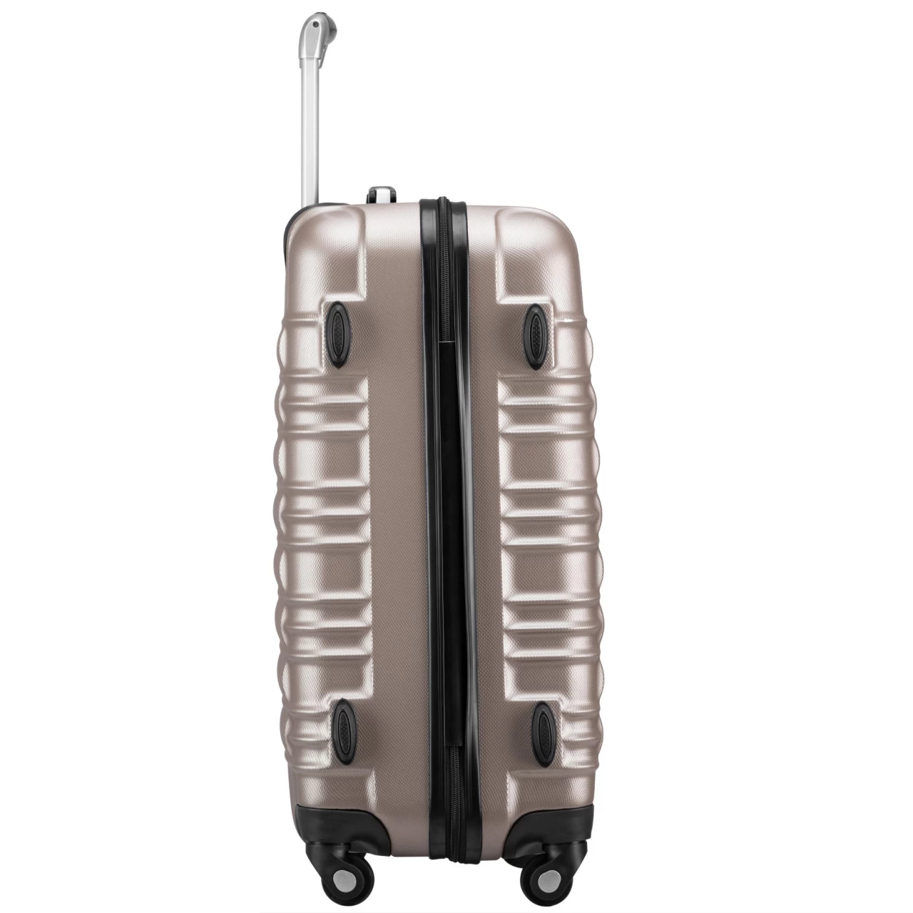 Zelsius Koffer Set 4 Stück, Champagner, ABS Hartschalenkoffer Mit Zahlenschloss Und Innen Trennwand 9 Zelsius Koffer Set 4 Stück, Champagner, ABS Hartschalenkoffer Mit Zahlenschloss Und Innen Trennwand – Bild 7