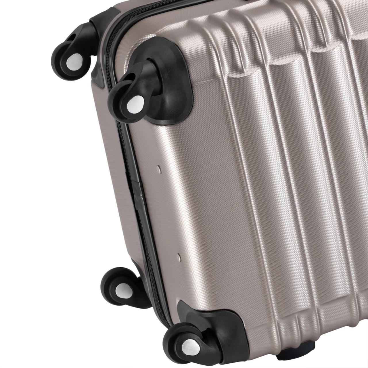 Zelsius Koffer Set 4 Stück, Champagner, ABS Hartschalenkoffer Mit Zahlenschloss Und Innen Trennwand 11 Zelsius Koffer Set 4 Stück, Champagner, ABS Hartschalenkoffer Mit Zahlenschloss Und Innen Trennwand – Bild 9