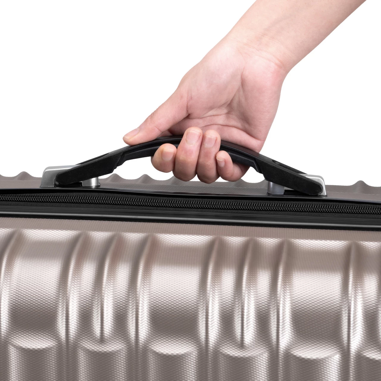 Zelsius Koffer Set 4 Stück, Champagner, ABS Hartschalenkoffer Mit Zahlenschloss Und Innen Trennwand 12 Zelsius Koffer Set 4 Stück, Champagner, ABS Hartschalenkoffer Mit Zahlenschloss Und Innen Trennwand – Bild 10