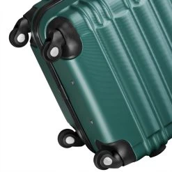 Zelsius Koffer Set 4 Stück, Petrol Grün, ABS Hartschalenkoffer Mit Zahlenschloss Und Innen Trennwand -Camping Store LUG2 Set4D Bild4 2000px 1280x1280