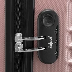 Zelsius Koffer Set 4 Stück, Rosé, ABS Hartschalenkoffer Mit Zahlenschloss Und Innen Trennwand 19 Zelsius Koffer Set 4 Stück, Rosé, ABS Hartschalenkoffer Mit Zahlenschloss Und Innen Trennwand -Camping Store LUG2 Set4P Bild5 2000px 1280x1280