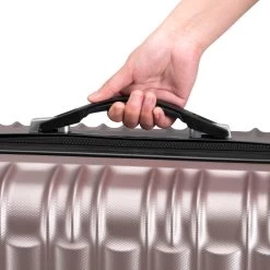 Zelsius Koffer Set 4 Stück, Rosé, ABS Hartschalenkoffer Mit Zahlenschloss Und Innen Trennwand 21 Zelsius Koffer Set 4 Stück, Rosé, ABS Hartschalenkoffer Mit Zahlenschloss Und Innen Trennwand -Camping Store LUG2 Set4P Bild6 2000px 1280x1280