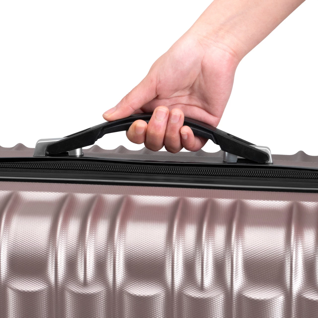 Zelsius Koffer Set 4 Stück, Rosé, ABS Hartschalenkoffer Mit Zahlenschloss Und Innen Trennwand 12 Zelsius Koffer Set 4 Stück, Rosé, ABS Hartschalenkoffer Mit Zahlenschloss Und Innen Trennwand – Bild 10