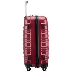 Zelsius Koffer Set 4 Stück, Rot, ABS Hartschalenkoffer Mit Zahlenschloss Und Innen Trennwand -Camping Store LUG2 Set4R Bild3 2000px 1280x1280